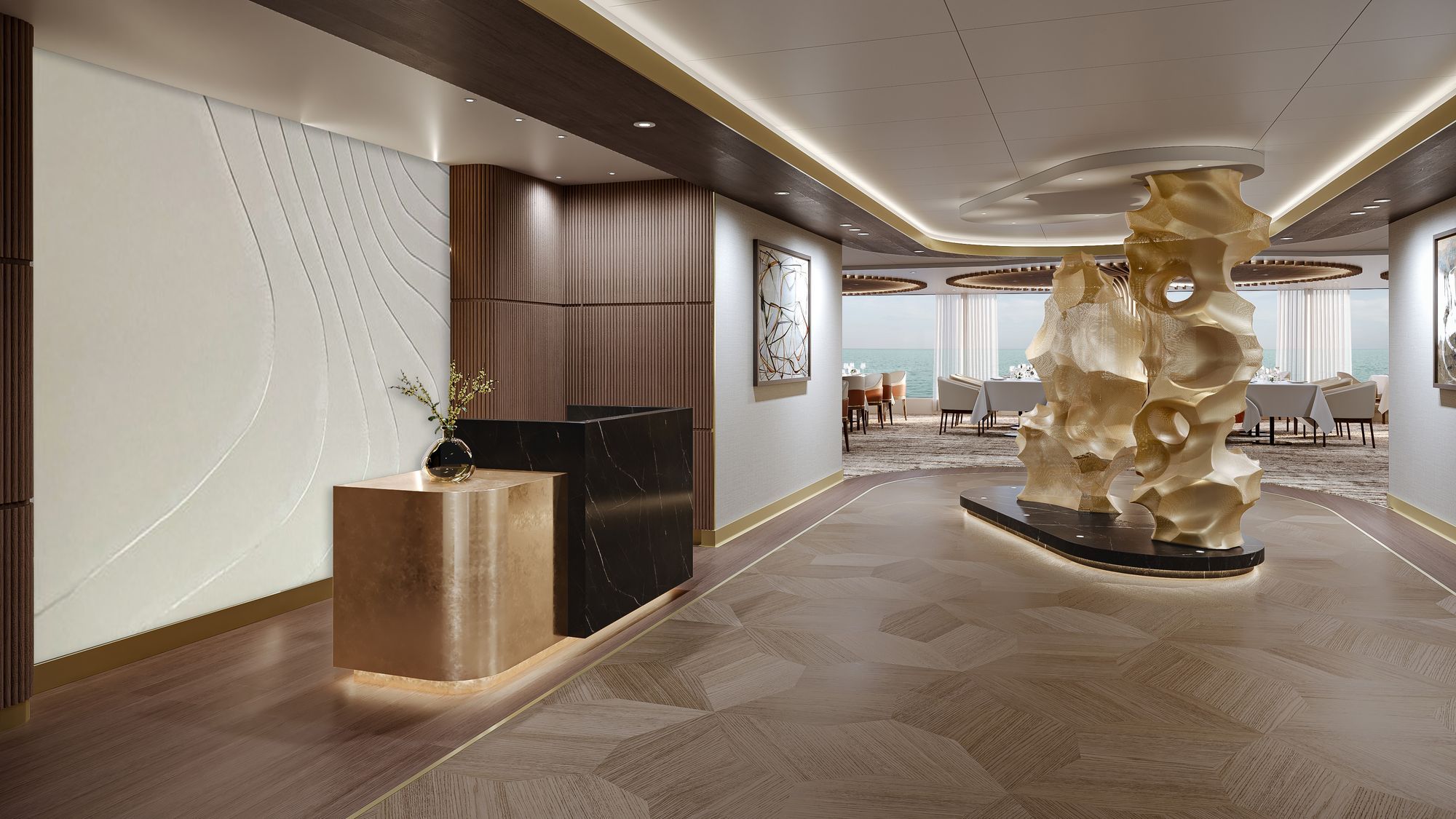 The Haven restaurant aboard Norwegian Aura